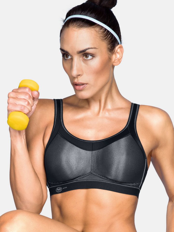 Anita Active Sport-BH Sport BH momentum (Stück, 1-tlg) vorgeformte Cups, Uni, Schweißbeständig, Mikrofaser von Anita Active