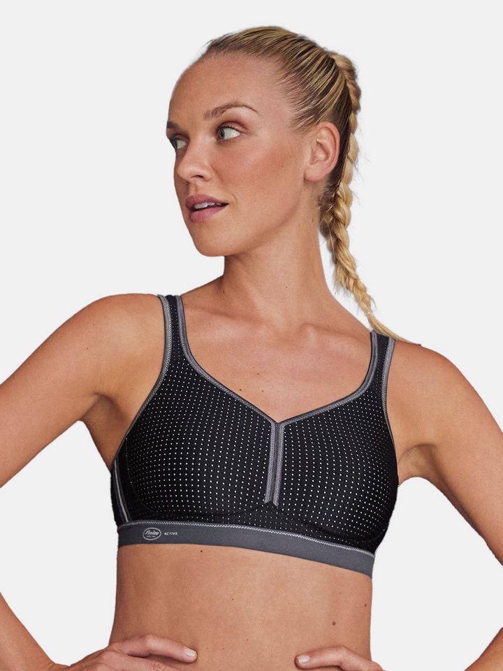 Anita Active Sport-BH Sport BH performance (Stück, 1-tlg) vorgeformte Cups, Uni, Schweißbeständig, Mesh von Anita Active