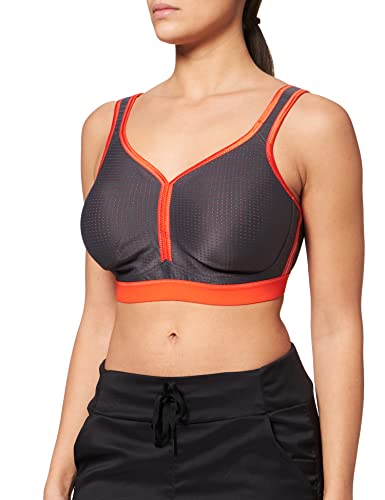 Anita Damen Performance Sport BH, Anthrazit/Fiesta, 85E EU von Anita Active