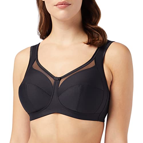 Anita Damen BH (Ohne Bügel), 5459 Komfort-BH Clara, Gr. 100D, Schwarz (schwarz 001) von Anita