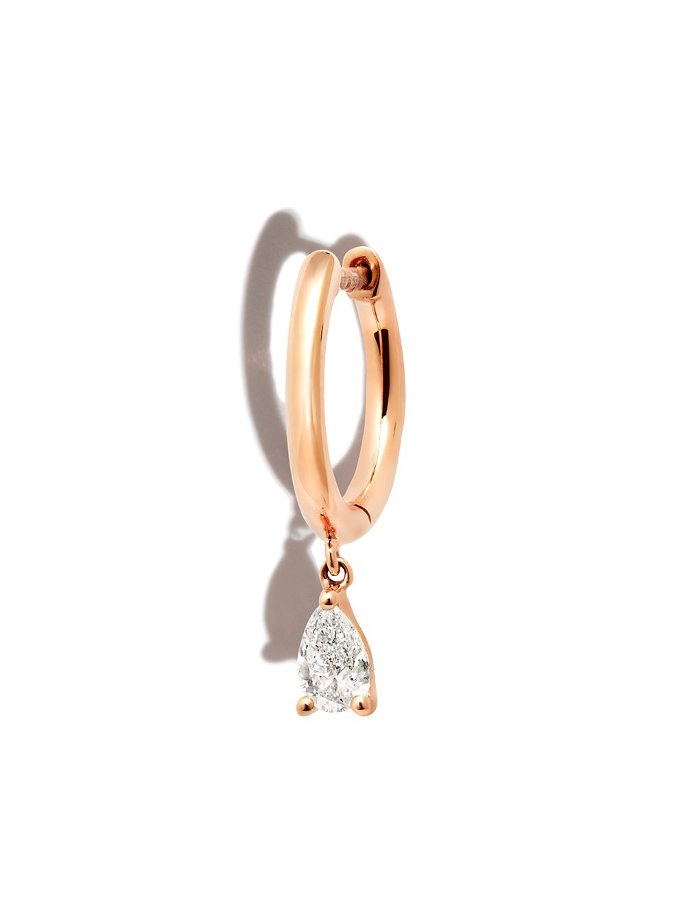 Anita Ko 18kt Rotgoldcreole mit Diamanten - Rosa von Anita Ko