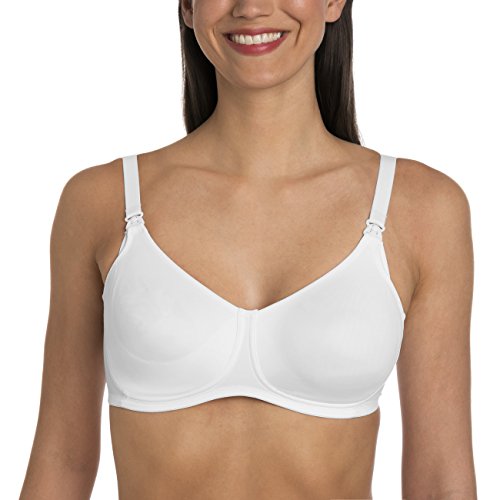 Anita Maternity Damen Bügelloser Schwangerschafts-BH Still - BH Basic 5037, Einfarbig, Gr. 75G, Weiß (Weiß 006) von Anita