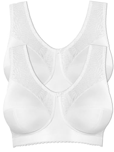 Anita 2er Pack Entlastungs BH ohne Bügel Mylena 5419 Gr. 110D in Weiss von Anita