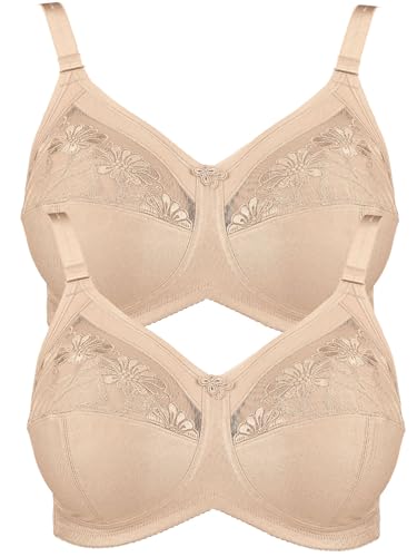 Anita 2er Pack Komfort BH ohne Bügel Safina 5449 Gr. 100E in Sand Anita 2er Pack Komfort BH ohne Bügel Safina 5449 Gr. 100E in Sand von Anita