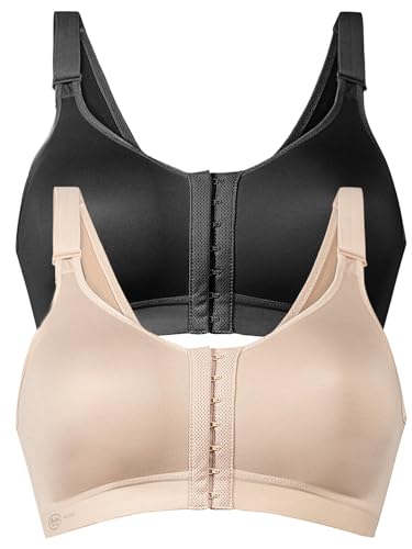 Anita 2er Pack Sport-BH Frontline Open 5523 Gr. 100C in 1xdesert 1xschwarz von Anita