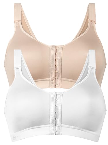 Anita 2er Pack Sport-BH Frontline Open 5523 Gr. 80B in 1xdesert 1xweiß von Anita