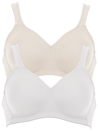 Anita 2er Sparpack BH ohne Bügel Twin 5493 Gr. 80B in 1xchampagner 1xweiß von Anita