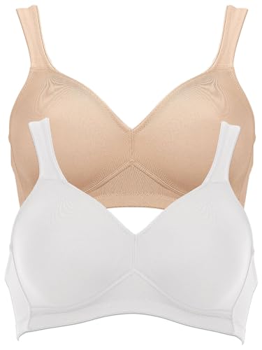 Anita 2er Sparpack BH ohne Bügel Twin 5493 Gr. 95C in 1xskin 1xweiß von Anita