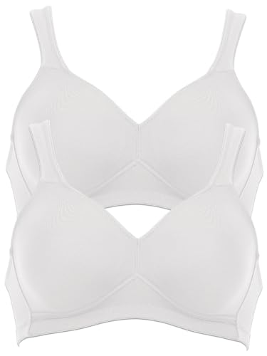 Anita 2er Sparpack BH ohne Bügel Twin 5493 Gr. 95C in 1xweiß 1xweiß von Anita