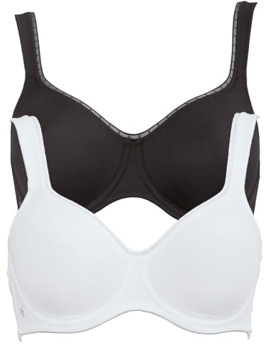 Anita 2er Sparpack Bügel-BH Twin Firm 5694 Gr. 95h in Schwarz-Weiss von Anita