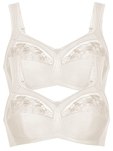 Anita 2er Sparpack Entlastungs BH 5448 Safina Gr. 95C in 1xcrystal 1xcrystal von Anita