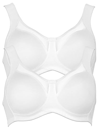 Anita 2er Sparpack Entlastungs BH Clara 5859 Gr. 100D in 1xweiß 1xweiß von Anita
