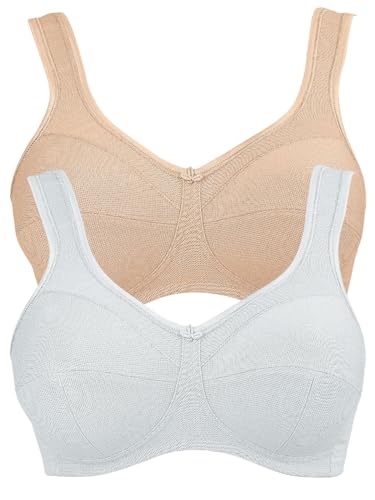Anita 2er Sparpack Entlastungs BH JANA 5427 Gr. 110D in 1xskin 1xweiß von Anita