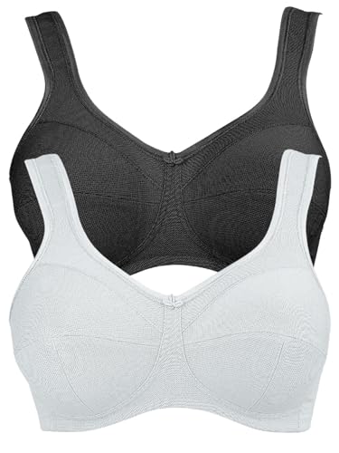 Anita 2er Sparpack Entlastungs BH JANA 5427 Gr. 85F in 1xschwarz 1xweiß von Anita