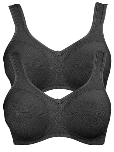 Anita 2er Sparpack Entlastungs BH JANA 5427 Gr. 95C in 1xschwarz 1xschwarz von Anita