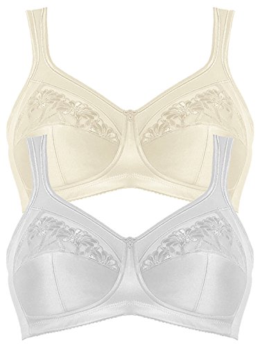Anita 2er Sparpack Prothesen BH Safina 5349X Gr. 105C in 1xcrystal 1xweiß von Anita