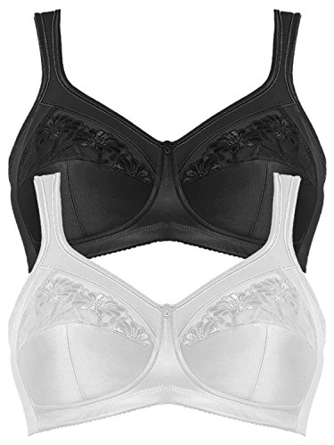 Anita 2er Sparpack Prothesen BH Safina 5349X Gr. 110A in 1xschwarz 1xweiß von Anita
