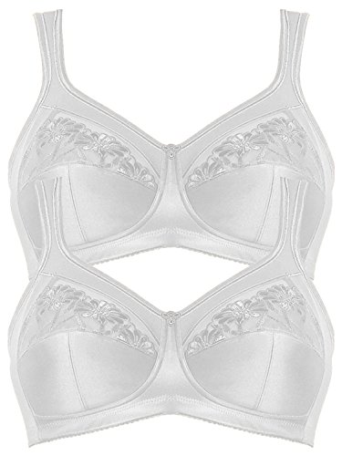 Anita 2er Sparpack Prothesen BH Safina 5349X Gr. 110C in 1xweiß 1xweiß von Anita