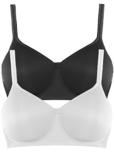 Anita 2er Sparpack Prothesen-BH mit Schale Tonya 5706X Gr. 80C in 1xchampagner 1xschwarz von Anita