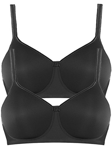 Anita 2er Sparpack Prothesen-BH mit Schale Tonya 5706X Gr. 95A in 1xschwarz 1xschwarz von Anita