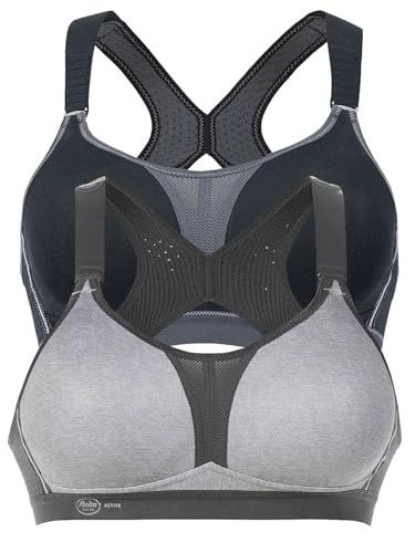 Anita 2er Sparpack Sport BH Dynamix Star 5537 Gr. 90E in 1xheather Grey 1xschwarz/anthrazit Anita 2er Sparpack Sport BH Dynamix Star 5537 Gr. 90E in 1xheather Grey 1xschwarz/anthrazit von Anita