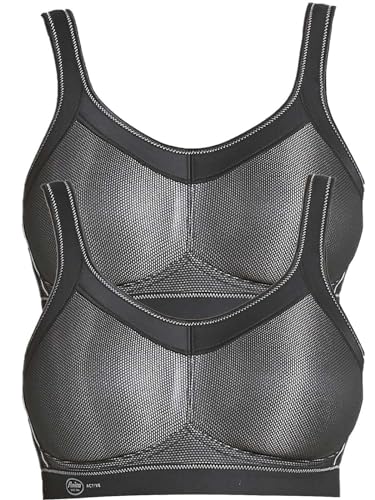 Anita 2er Sparpack Sport BH Momentum 5529 Gr. 105C in 1xschwarz 1xschwarz von Anita