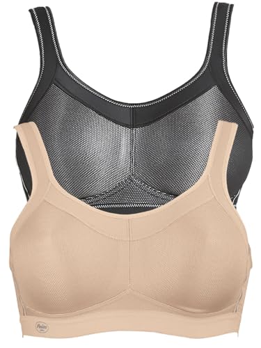 Anita 2er Sparpack Sport BH Momentum 5529 Gr. 75G in 1xdesert 1xschwarz von Anita