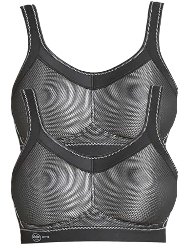 Anita 2er Sparpack Sport BH Momentum 5529 Gr. 85C in 1xschwarz 1xschwarz von Anita