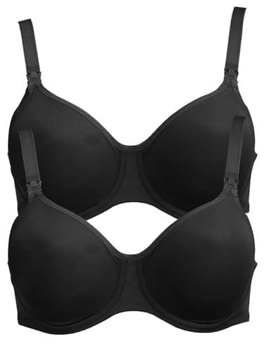 Anita 2er Sparpack Still-BH mit Bügel 5068 Gr. 80H in 1xschwarz 1xschwarz von Anita