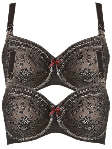Anita 2er Sparpack Still BH mit Bügel Fleur 5053 Gr. 95J in 1xschwarz 1xschwarz von Anita