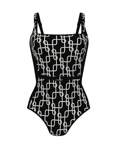 Anita Badeanzug mit Softcups und Karree-Ausschnitt schwarz/weiß 46 C von Anita