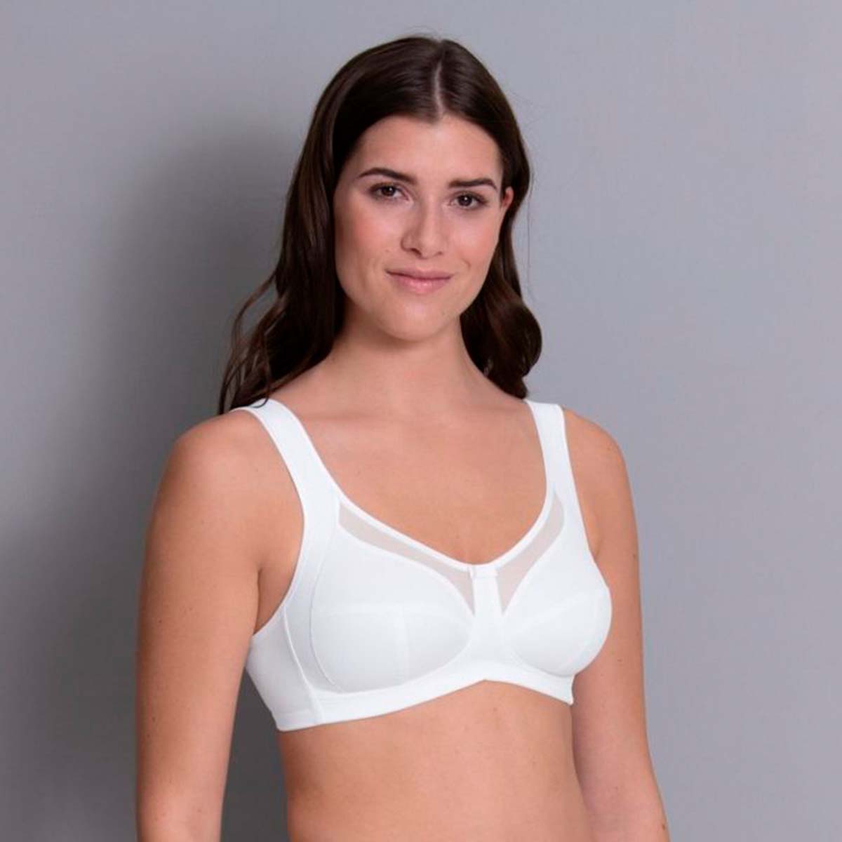 Anita Clara Comfort BH ohne Bügel, Weiß, Größe: 90D, Damen von Anita
