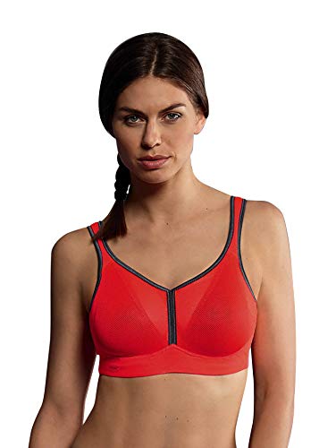 Anita Damen Sport-BH, Mehrfarbig (Coralle/Anthrazit 595), (Herstellergröße: 65H) von Anita