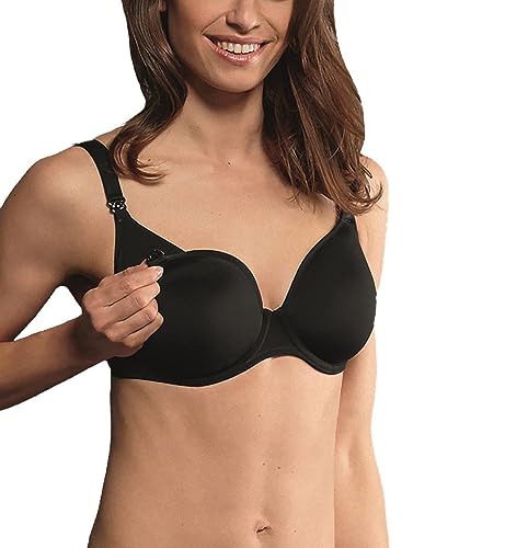 Anita Maternity Damen Miss Anita Schwangerschafts-BH,, per pack Schwarz (schwarz 001), 80F(Herstellergröße: 80F) von Anita