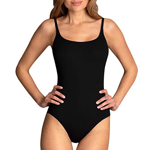 Rosa Faia Damen perfect black suit Badeanzug,,per pack Schwarz (schwarz 001),42 (Herstellergröße:E) von Rosa Faia