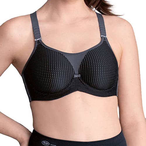 Anita - Performance WireX - Sport BH (80 H Schwarz/Anthrazit) von Anita