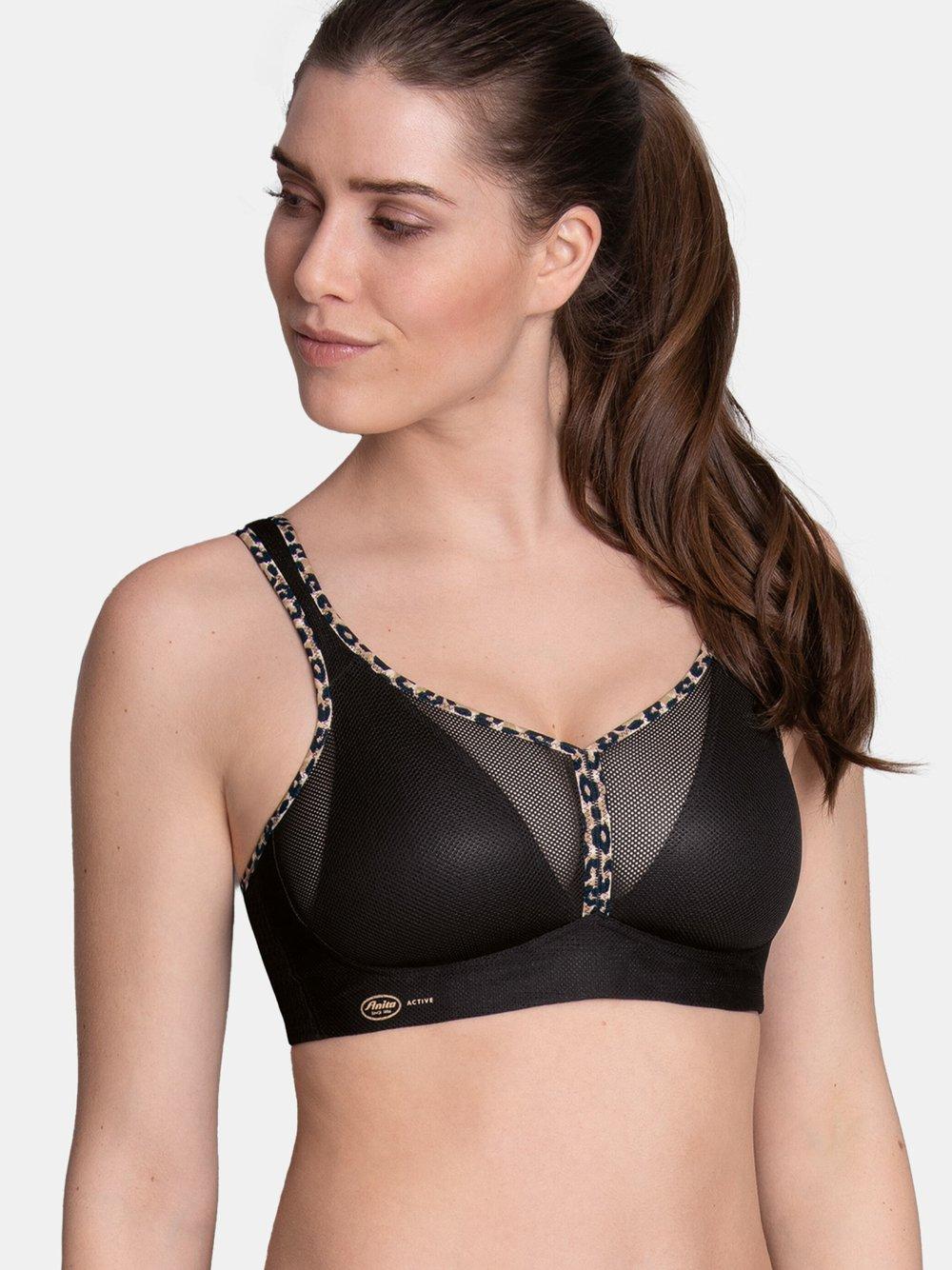 Anita Sport-BH Air Control mit Delta Pad Damen gemustert, schwarz von Anita