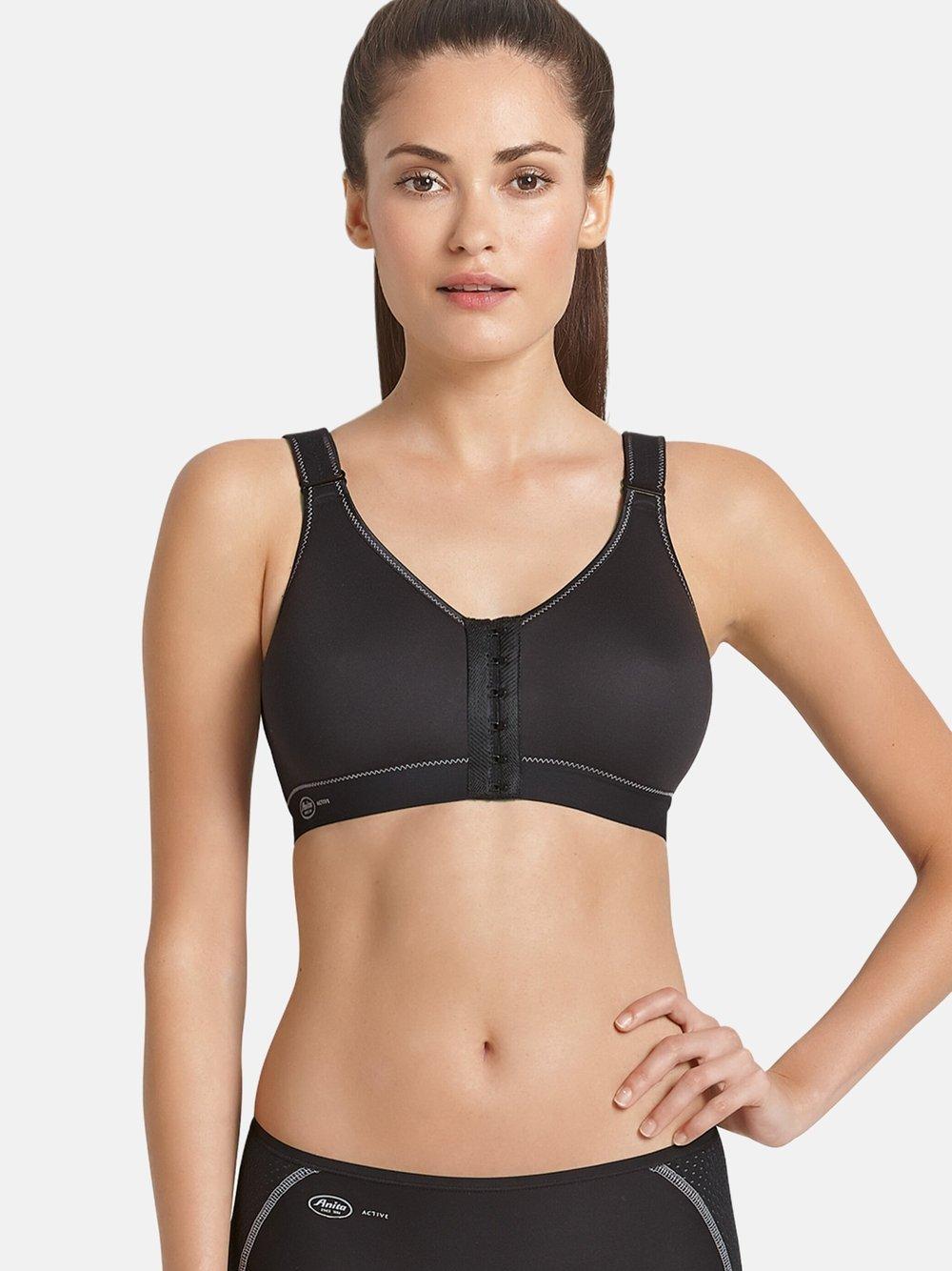 Anita Sport BH mit Vorderverschluss frontline open Damen, schwarz von Anita