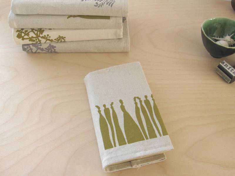 Buchhülle Ich Baumwolle/Leinen "Soirée' Für Pocket Bücher von AnitaGoods