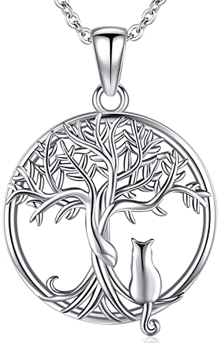 Lebensbaum Halskette Damen Baum des Lebens Anhänger Kette Sterling Silber 925 Lebensbaum Schmuck Silber für Frauen Mädchen Mama Lebensbaum Halskette Damen Baum des Lebens Anhänger Kette Sterling Silber 925 Lebensbaum Schmuck Silber für Frauen Mädchen Mama von Aniu