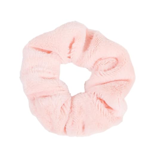 Aniyan 2 Stücke Samt Haargummis Damen – Weiche Scrunchies Haargummi Elastisch, Haarbänder für Pferdeschwanz & Dutt, Schonend & Komfortabel (Rosa) von Aniyan