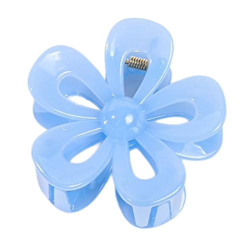 Aniyan 4 Stück Blumen Haarklammern Damen, Hai-Haarnadel Rutschfeste Haarspangen 7cm, Starker Halt Haarkralle für Dickes Haar, Elegante Haar Accessoires Frauen Mädchen Himmelblau Aniyan 4 Stück Blumen Haarklammern Damen, Hai-Haarnadel Rutschfeste Haarspangen 7cm, Starker Halt Haarkralle für Dickes Haar, Elegante Haar Accessoires Frauen Mädchen Himmelblau von Aniyan