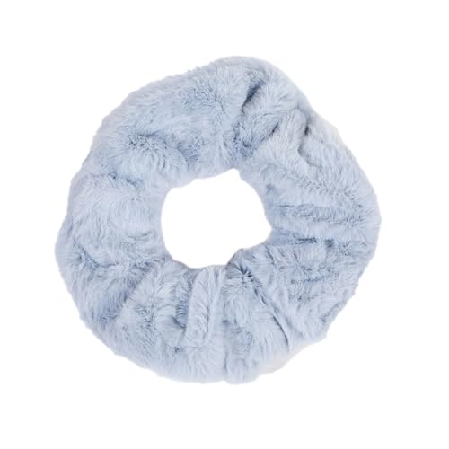 Aniyan 5 Stücke Samt Haargummis Damen – Weiche Scrunchies Haargummi Elastisch, Haarbänder für Pferdeschwanz & Dutt, Schonend & Komfortabel (Blau) von Aniyan