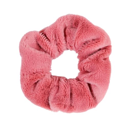 Aniyan 5 Stücke Samt Haargummis Damen – Weiche Scrunchies Haargummi Elastisch, Haarbänder für Pferdeschwanz & Dutt, Schonend & Komfortabel (Dunkelrosa) von Aniyan