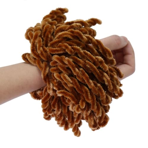 Samt Scrunchies Haargummis Damen, 2 Stück Elastische Zopfgummis Stoff Haarbänder für Pferdeschwanz, Dicke Haargummi Set Haar Accessoires für Frauen und Mädchen,(Ingwergelb) von Aniyan