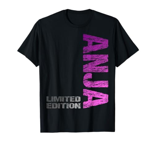 Anja Name Vorname Mädchen Frau Geburtstag T-Shirt Anja Name Vorname Mädchen Frau Geburtstag T-Shirt von Anja Vorname Mädchen Frau Name