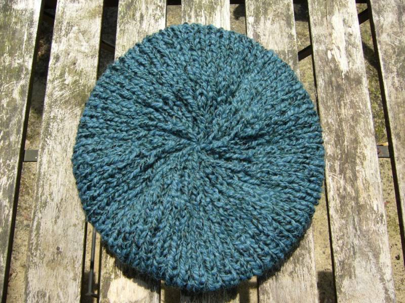 Dicke Baskenmütze in Blaugrün Dicke Baskenmütze in Blaugrün von AnjaClauberg