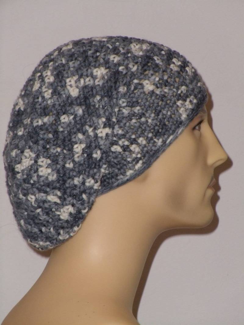 Gehäkelte Mütze in Verschiedenen Grautönen von AnjaClauberg