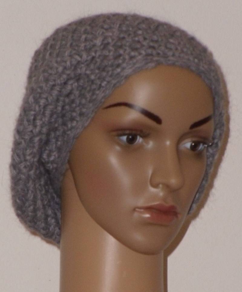 Häkelbeanie in Grau von AnjaClauberg