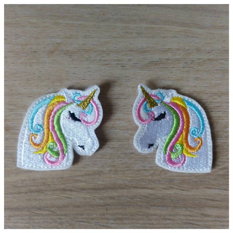 Set Mit 2 Patch Badges Sweet Unicorn 4 cm Hoch von AnjaCreation